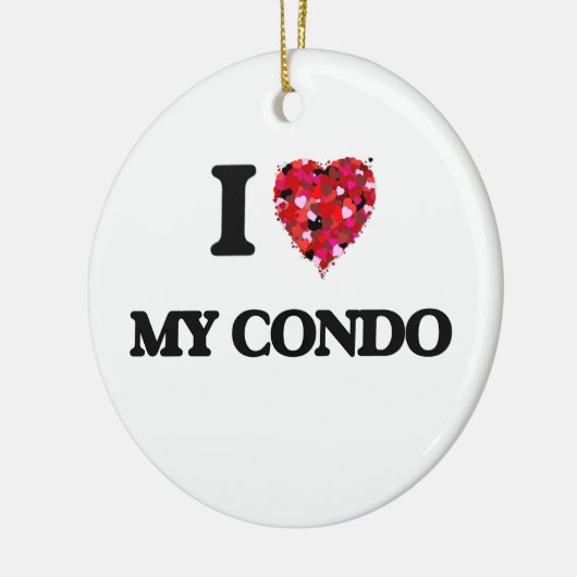 Ornement En Céramique J'aime mon logement (Gauche)