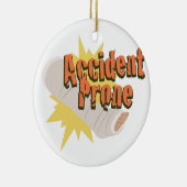 Ornement En Céramique Jambe encline d'accidents (Droite)