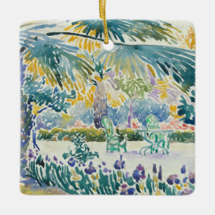 Ornement En Céramique Jardin du peintre au saint Clair