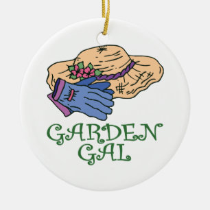 Ornement En Céramique Jardin gallon
