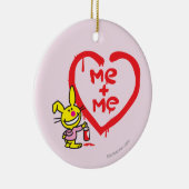 Ornement En Céramique Je + Je (Droite)