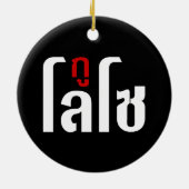 Ornement En Céramique Je M'Appelle LOSO Henri Script En Langue Thaïlanda (Dos)