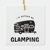 ORNEMENT EN CÉRAMIQUE JE SERAIS PLUTÔT GLAMPANT (Devant)