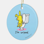 Ornement En Céramique Je suis essuyé (Gauche)