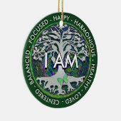 Ornement En Céramique JE SUIS message inspiré (Droite)