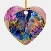 Ornement En Céramique Je t'aime (Devant)