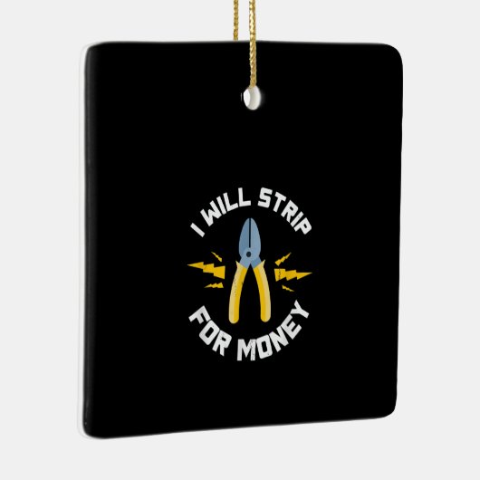 Ornement En Céramique Je Vais Bannir L'Argent Union Électricielle Électr (Droite)