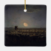 Ornement En Céramique Jean-Francois Millet - Plié, Lune 1860 (Dos)
