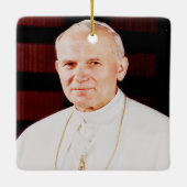 Ornement En Céramique Jean-Paul II (Dos)