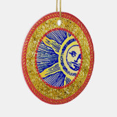 Ornement En Céramique Jesse Tree Sun Orament #3 (Droite)