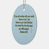 Ornement En Céramique Jésus est le Seigneur (Gauche)