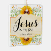Ornement En Céramique Jésus est ma Joie (Droite)