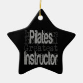 Ornement En Céramique Jeu d'instructeurs de Pilate (Devant)