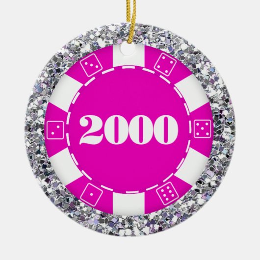 Ornement En Céramique Jeu - Vegas (Devant)