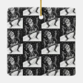 ORNEMENT EN CÉRAMIQUE JINGLE BONES PÈRE NOËL, SKELETON VACANCES & STOCKI (Dos)