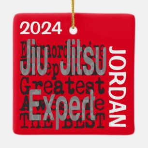Ornement En Céramique Jiu Jitsu Expert Extraordinaire PERSONNALISÉ