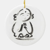 Ornement En Céramique Jizo le moine (Dos)