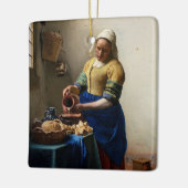 Ornement En Céramique Johannes Vermeer - La Milkmaid (Gauche)