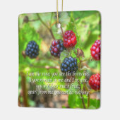 Ornement En Céramique John 15:5 (Gauche)