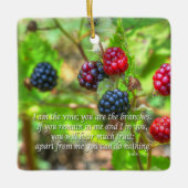 Ornement En Céramique John 15:5 (Devant)