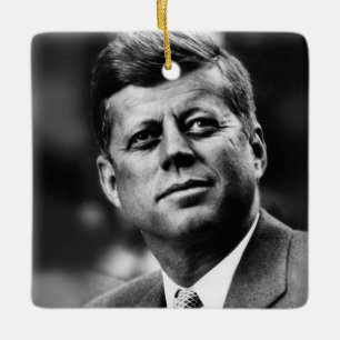 Ornement En Céramique John F Kennedy Président