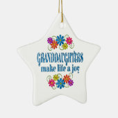 Ornement En Céramique Joie de petite-fille (Droite)