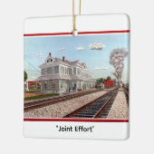 Ornement En Céramique "Joint Effort" by Tom Rock (Gauche)