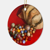 Ornement En Céramique Jouet - J'ai trouvé mes billes (Gauche)