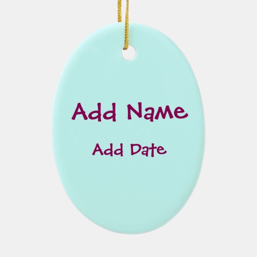 Ornement En Céramique Joueuse de tennis légère (Dos)