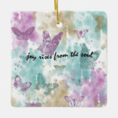 Ornement En Céramique Joy Rises from the Soul (Devant)
