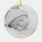 Ornement En Céramique Joyeuses vacances (Dos)