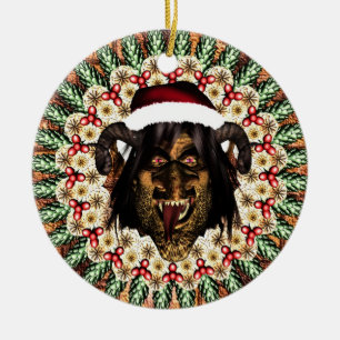 Ornement En Céramique Joyeux Krampus