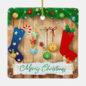 Ornement En Céramique Joyeux Noël (Dos)