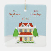 Ornement En Céramique Joyeux Noël (Dos)