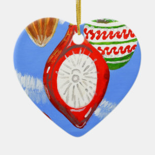 Ornement En Céramique Joyeux Noël