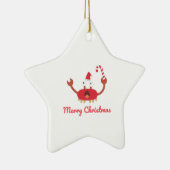 Ornement En Céramique Joyeux Noël (Droite)