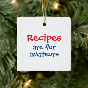 Ornement En Céramique Joyeux Noël au cuisinier mignon
