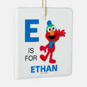 Ornement En Céramique Joyeux Noël d'Elmo (Droite)