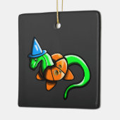 Ornement En Céramique Joyeux Samhain ! ! (Gauche)