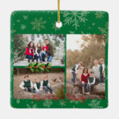 Ornement En Céramique Joyeux train de Noël (Dos)