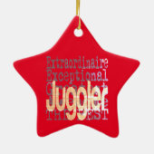Ornement En Céramique Juggler Extraordinaire (Dos)