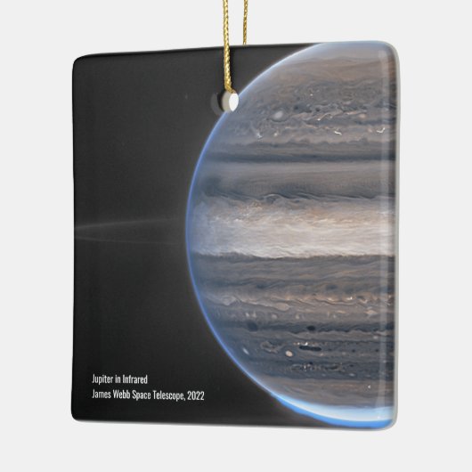 Ornement En Céramique Jupiter dans Webb infrarouge télescope spatial Noë (Gauche)