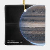 Ornement En Céramique Jupiter dans Webb infrarouge télescope spatial Noë (Devant)
