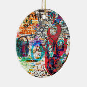 Ornement En Céramique Justice de graffiti (Droite)