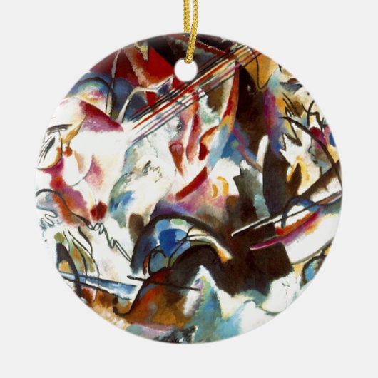 Ornement En Céramique Kandinsky Composition Abstraite VI (Devant)