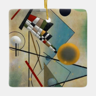 Ornement En Céramique Kandinsky Composition Peinture Abstraite