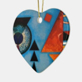 Ornement En Céramique Kandinsky Soft Hard Abstrait (Gauche)