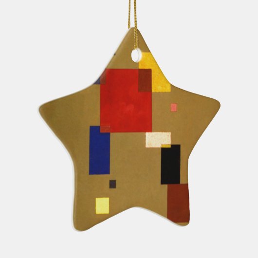 Ornement En Céramique Kandinsky Treize Rectangles peinture Abstraite (Droite)