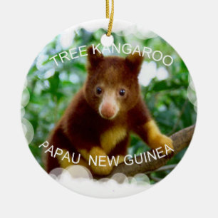 Ornement En Céramique Kangourou d'arbre