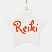 Ornement En Céramique Kanji de Reiki (Dos)